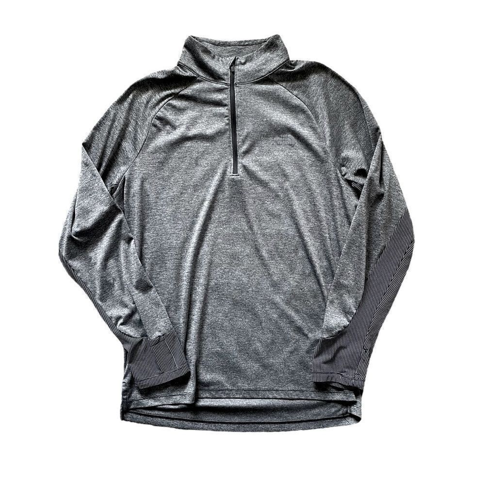THE NORTH FACE Flashdry Long Sleeve Shirt Gray Size Large